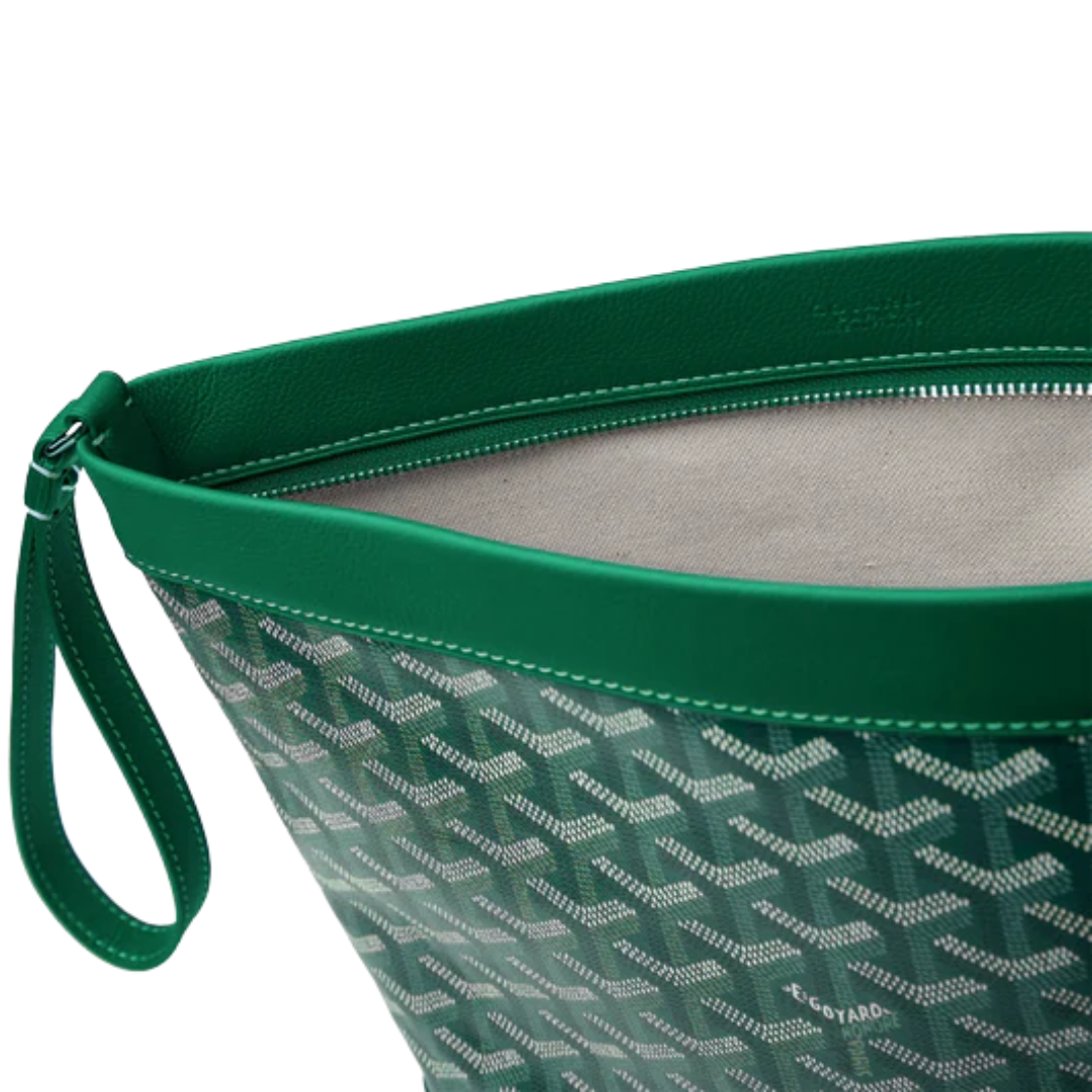 Goyard Conti Green Pouch