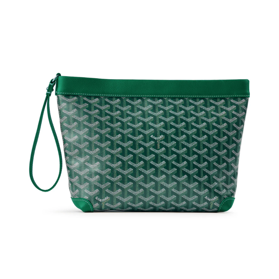 Goyard Conti Green Pouch