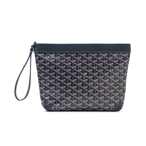 Goyard Conti Navy Blue Pouch