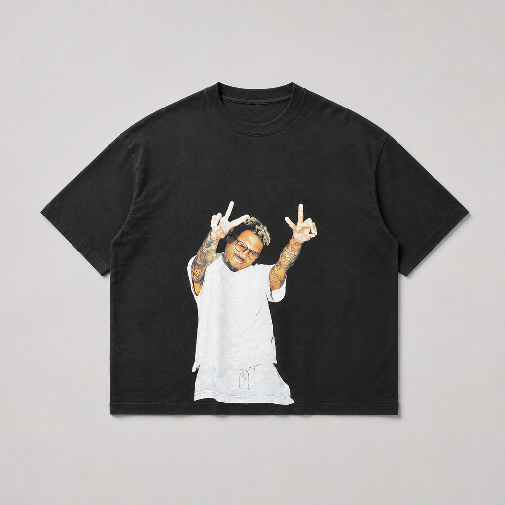 City Vibes Black Tee
