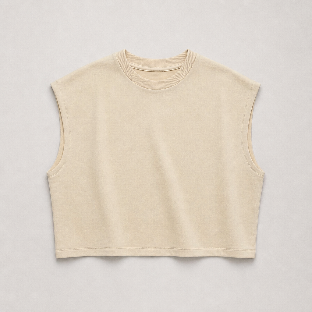 Neutral Luxe Muscle Shirt