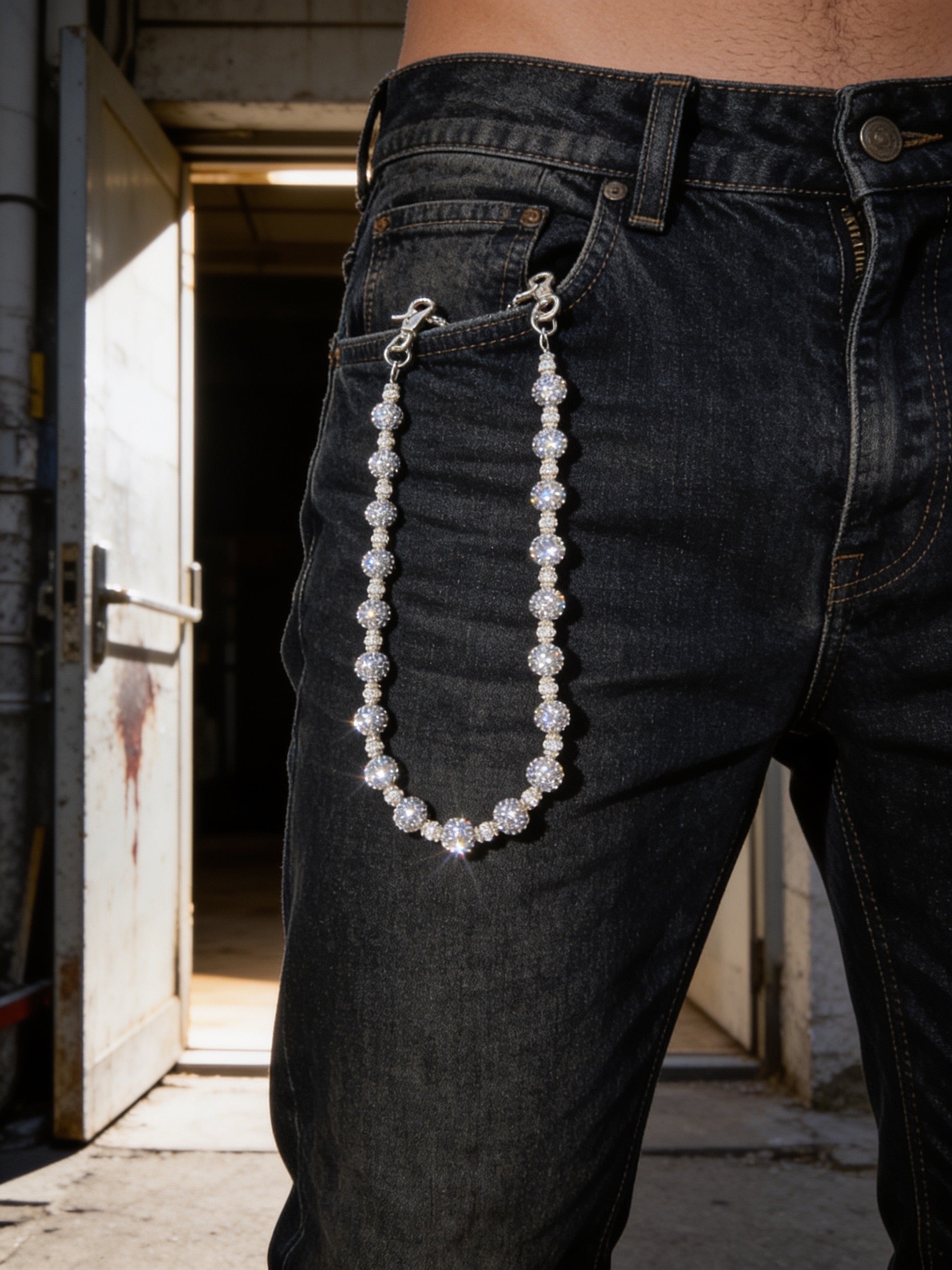 Iced Men's Jean Chain