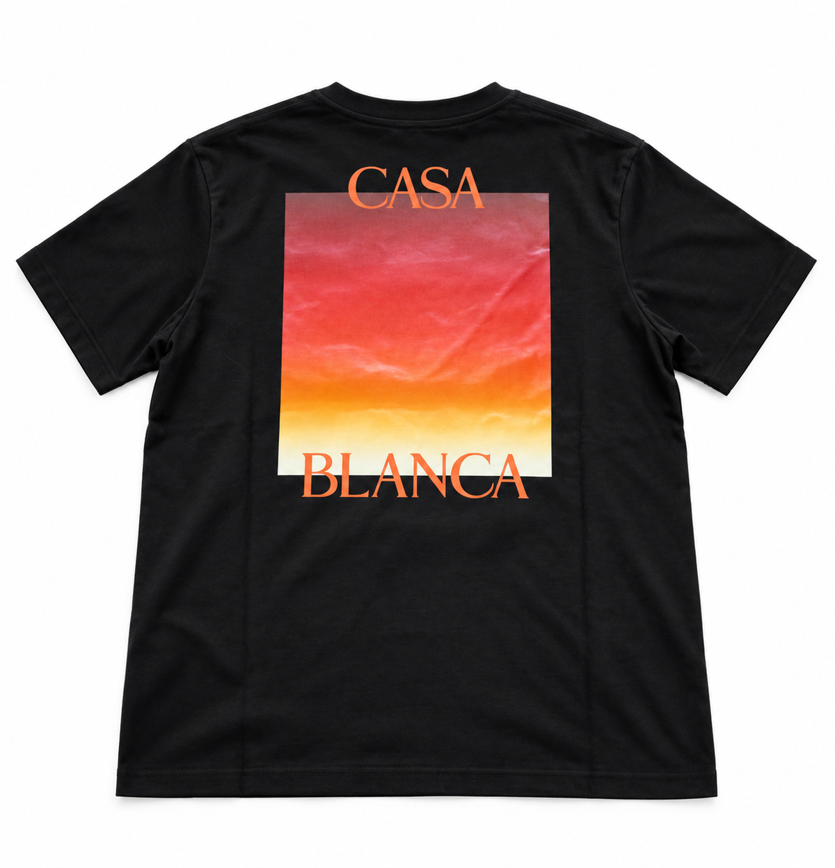 Pulóver Casa Blanca negro, estampado grande en la espalda