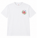 Pulóver Casablanca floral blanco sobre fondo blanco