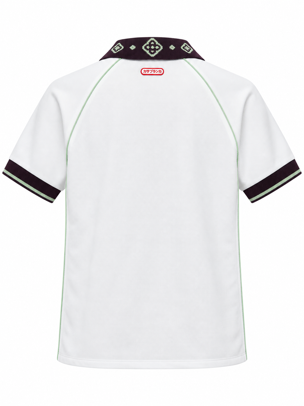 Espalda del polo Casablanca blanco