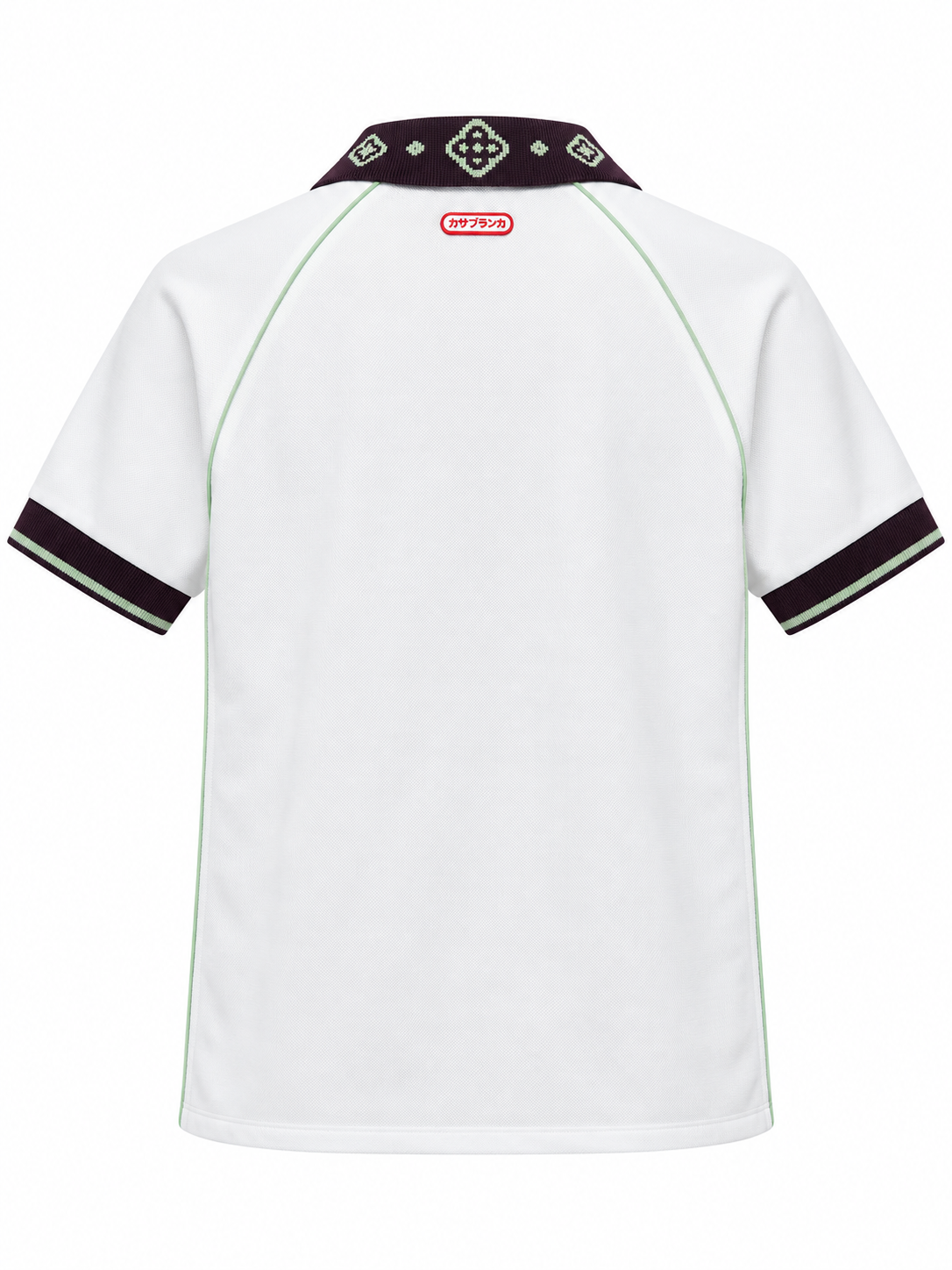 Espalda del polo Casablanca blanco