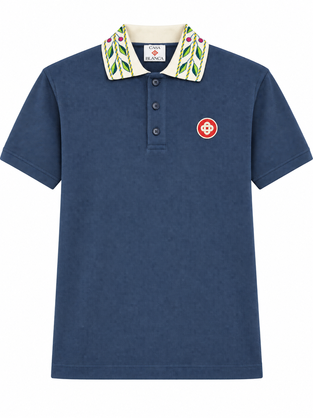 Frente del polo Casablanca azul navy