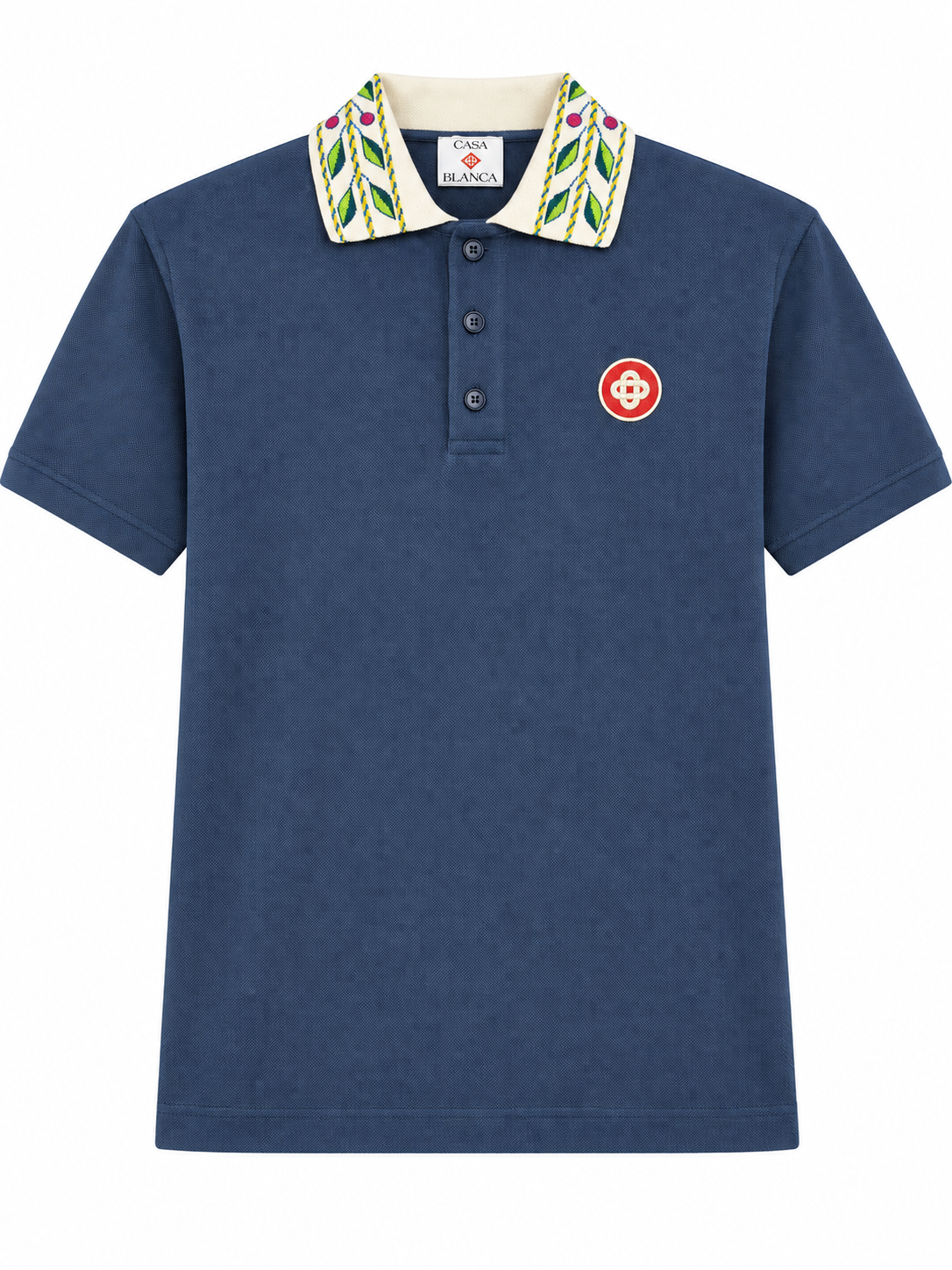 Frente del polo Casablanca azul navy