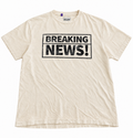 Gallery Dept. Breaking News Tee · Crema claro · vista frontal sobre fondo blanco
