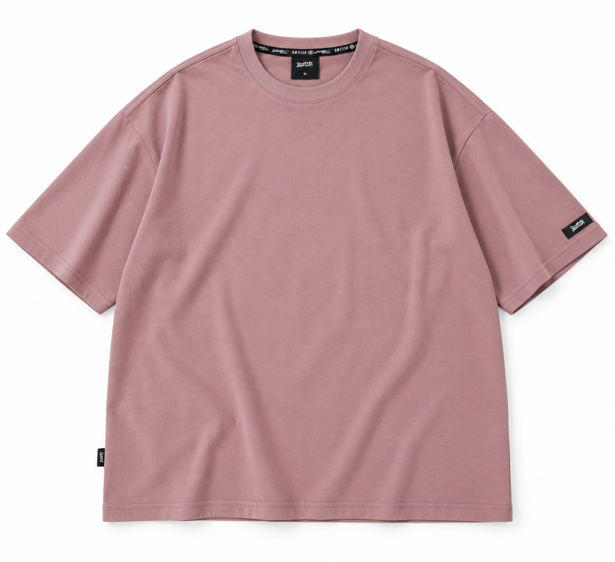 Pullover Switch oversize rosa empolvado