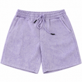 Short de tela lila — vista frontal