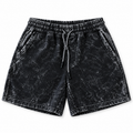 Short de tela negro — vista frontal