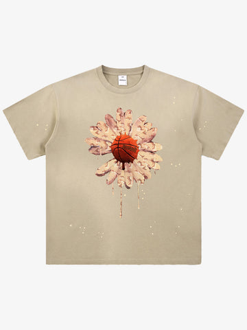 Supermade Floral Basketball Tee alternate color